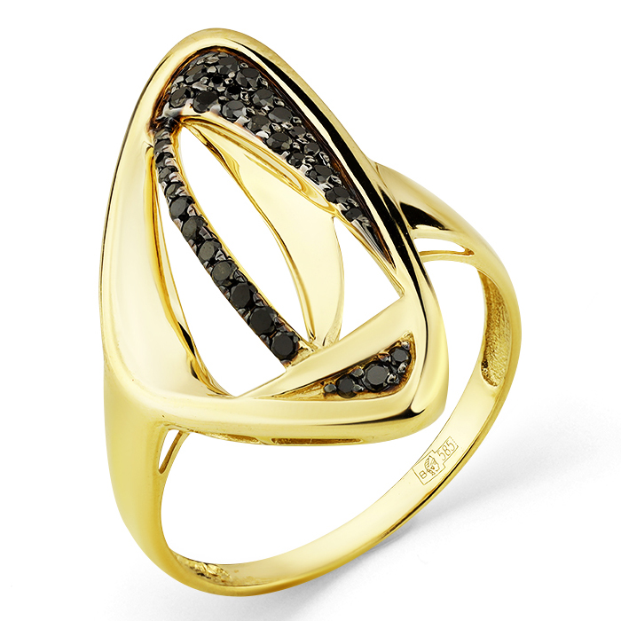 Кольцо, золото, бриллиант, 1-308347-00-48